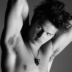 Ansel Elgort Poses Shirtless for Interview—See the Pics