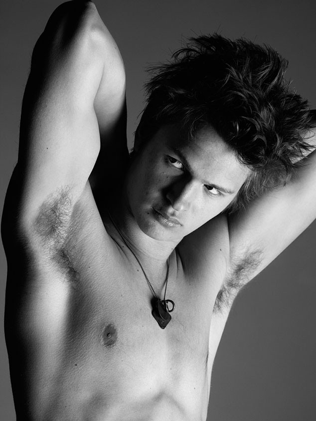 Ansel Elgort Poses Shirtless For Interview—see The Pics E Online 