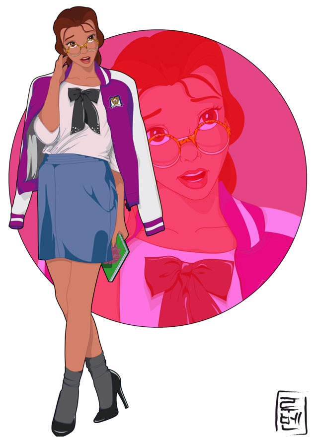 This Is What Disney Characters Would Look Like in College - E! Online