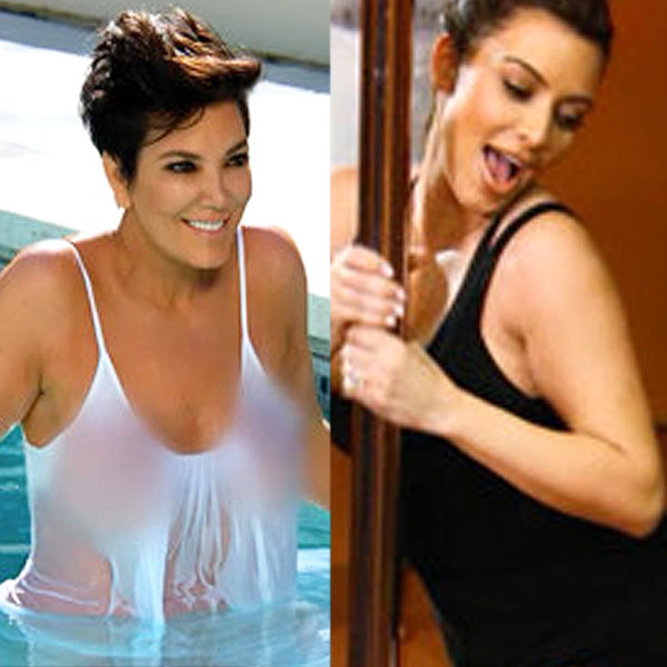 Kim Kardashian on a Pole, Kris Jenner Nude & More—See the Pics!