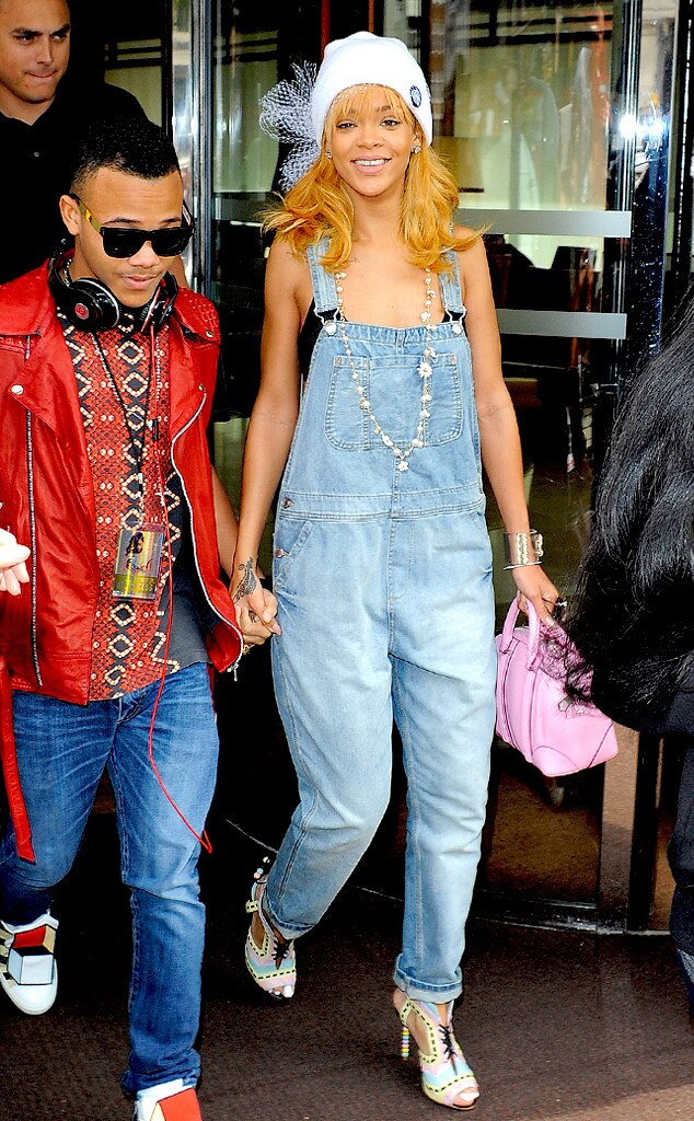 DropWaisted OnePiece from Celebrities Who Love the Overalls Trend E