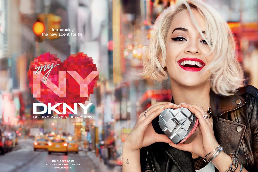 dkny heart shaped perfume