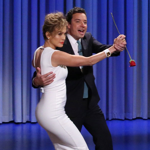 Sorry, J.Law! Jimmy Fallon Danced With J.Lo Without You - E! Online