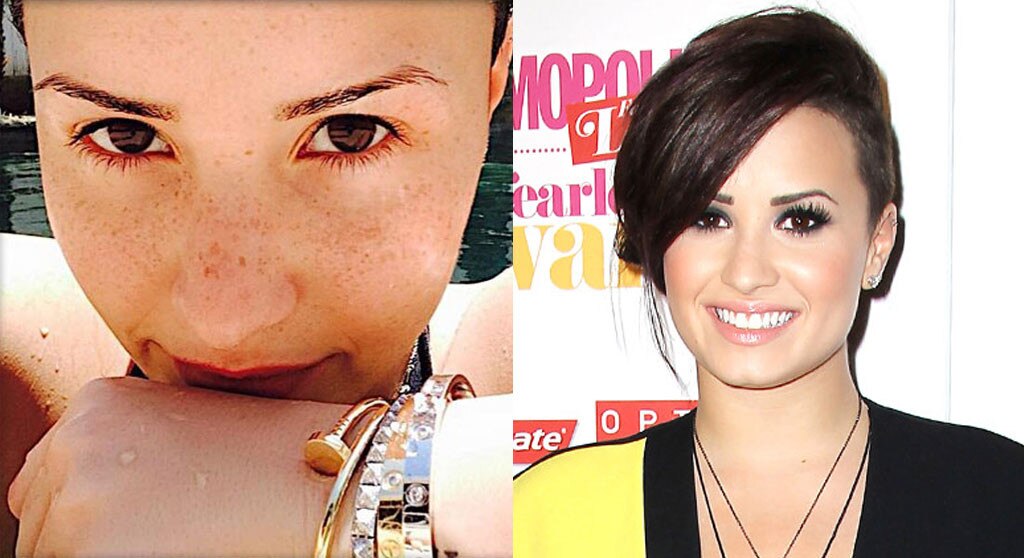 Demi Lovato From Stars Without Makeup E News