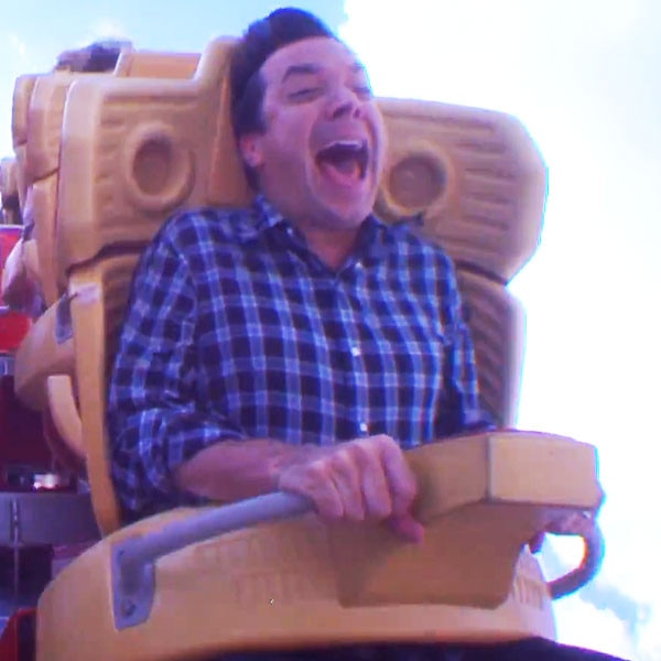 Watch Jimmy Fallon and Kevin Hart Ride a Roller Coaster