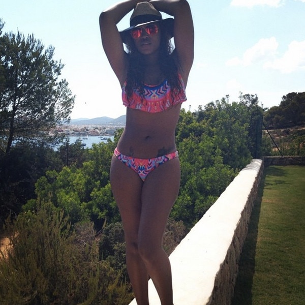 Eve Flaunts Hot Bikini Body on Ibiza Honeymoon See the Pics