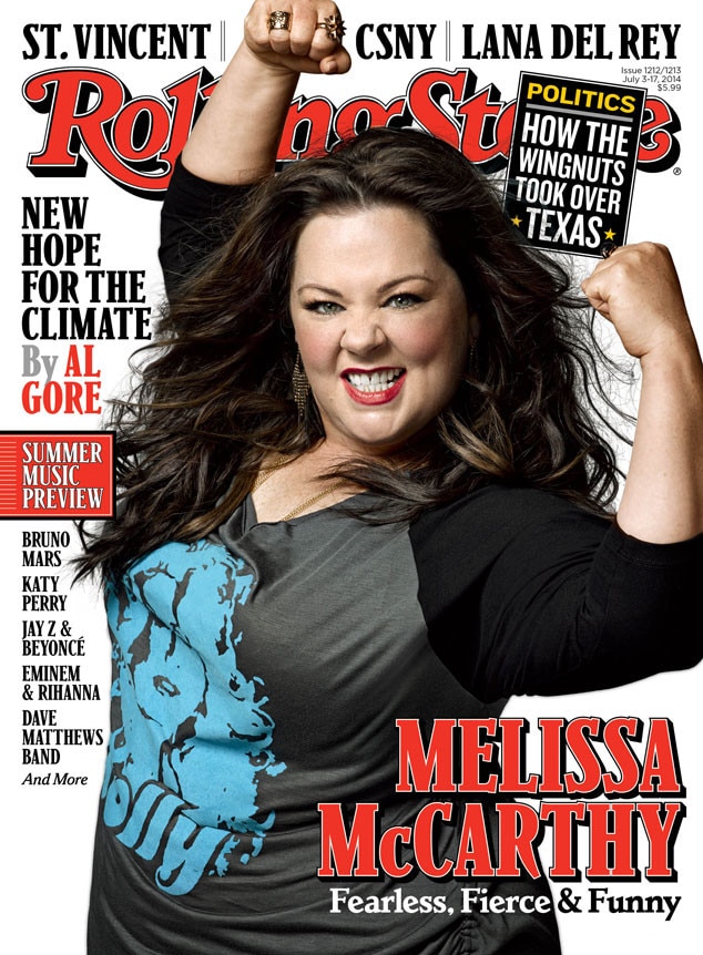 Melissa McCarthy Rocks Rolling Stone Cover, Talks Dolphin Sex, Drag ...