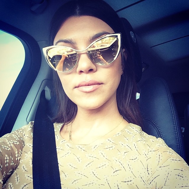 Oversized Sunglasses from Latest Kardashian Trends E! News