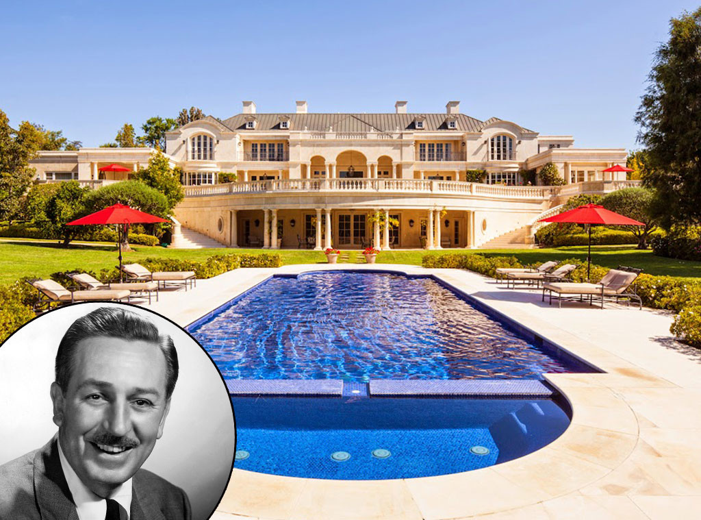 Walt Disney's Former Holmby Hills Estate Sold for 74 Million—Watch the