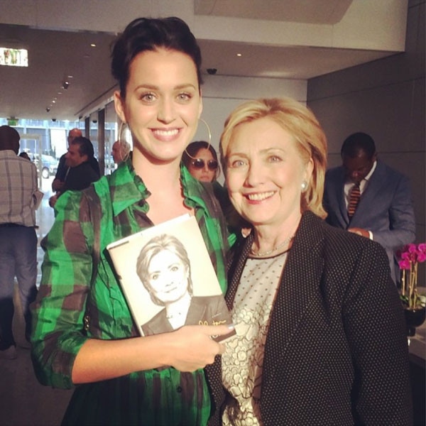 Hillary Clinton, Katy Perry, Instagram