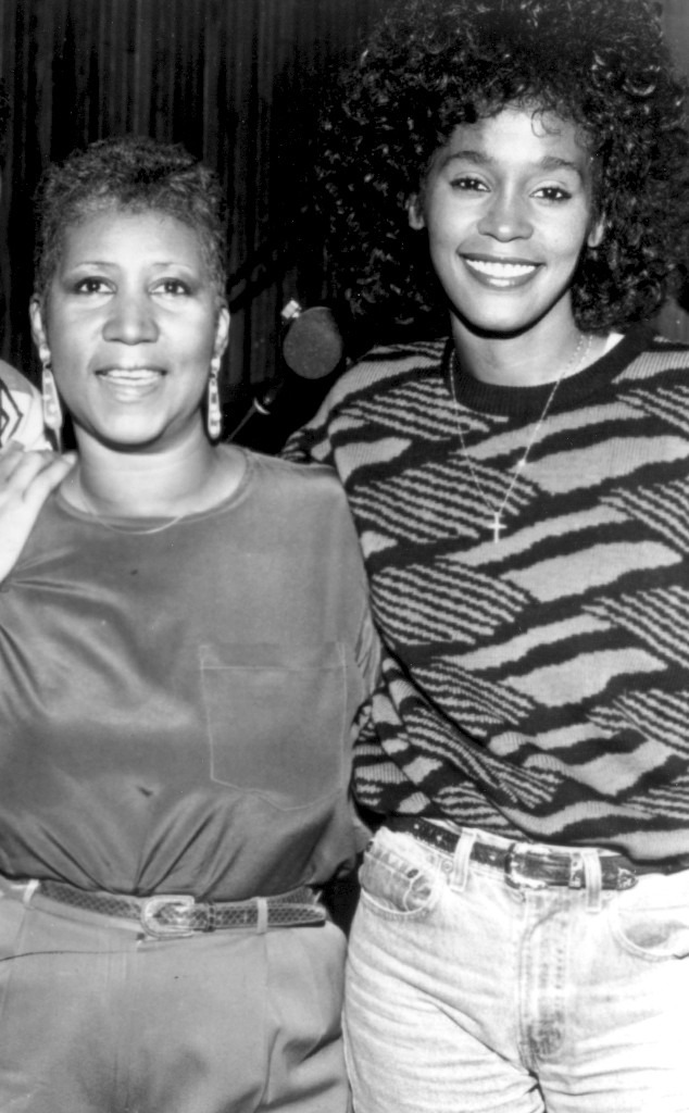 Aretha Franklin, Whitney Houston, Godparents 