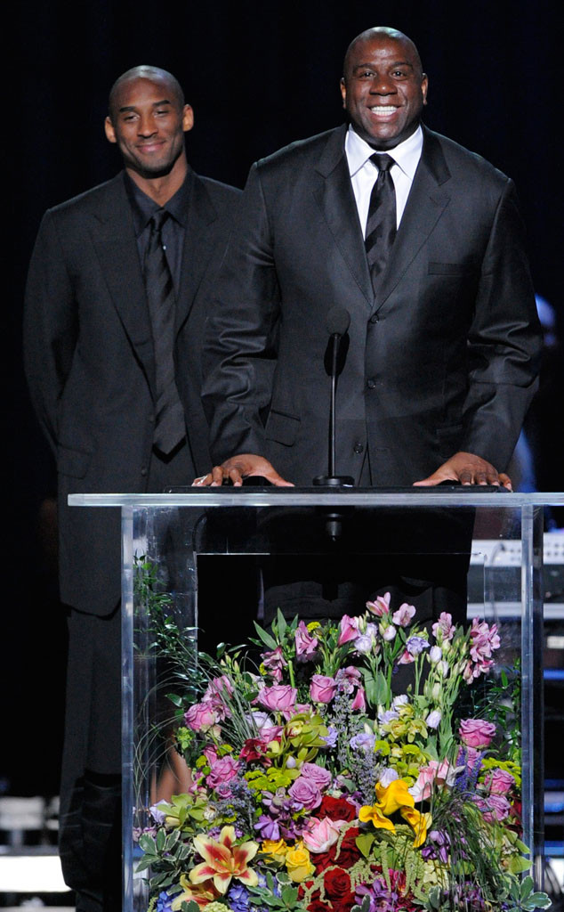 Kobe Bryant & Magic Johnson from Michael Jackson's Star-Studded ...