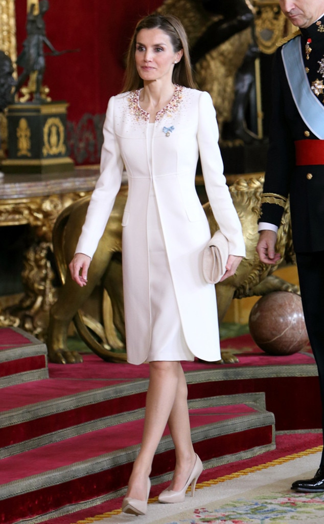 Einer Königin Angemessen From Die Besten Looks Der Königin Letizia Von Spanien E News