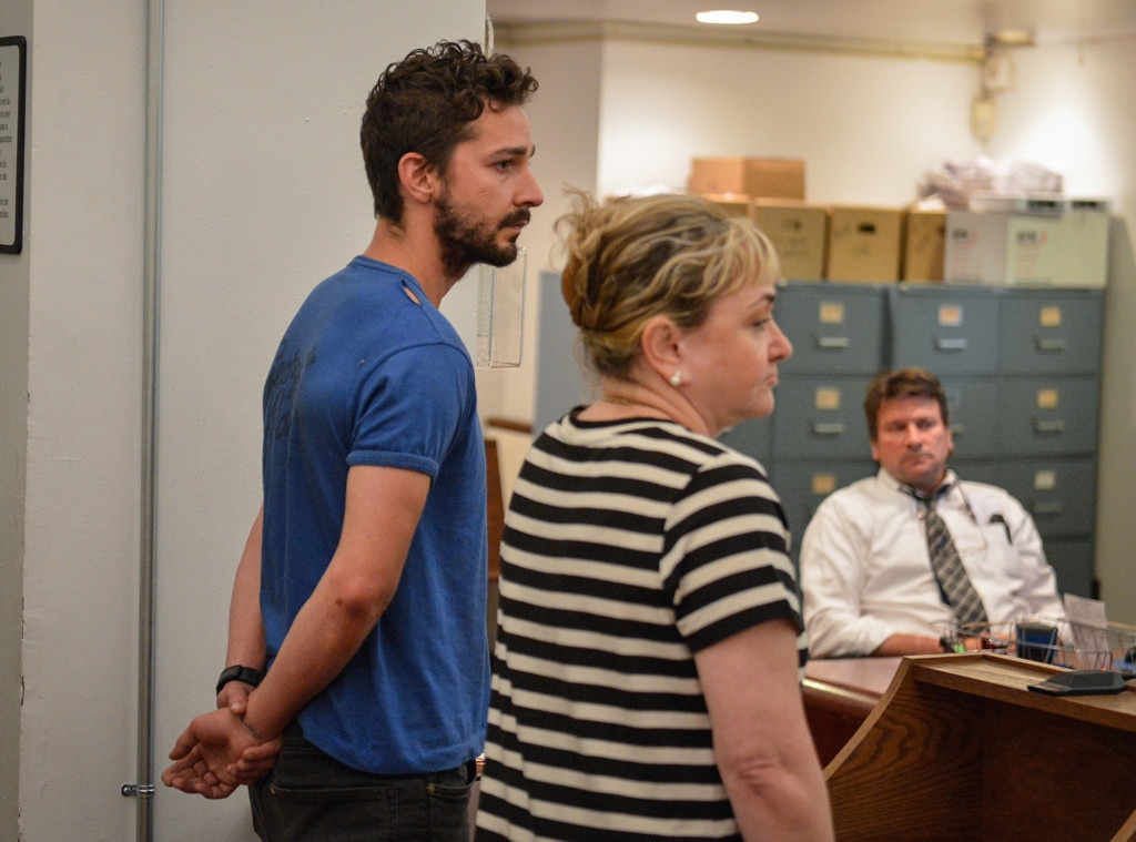 Shia LaBeouf, Court