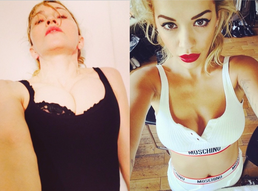 Madonna, Rita Ora, Instagram