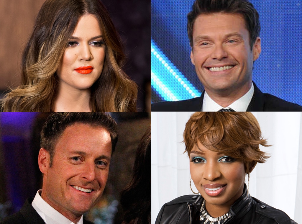 Ryan Seacrest, Nene Leakes, Chris Harrison, Khloe Kardashian