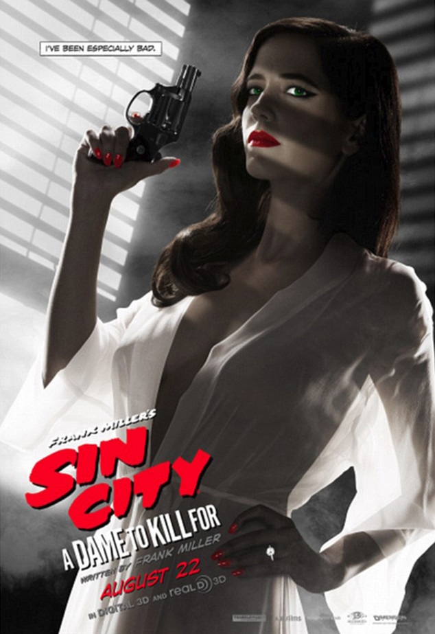 Eva Green, Sin City Poster, Edited