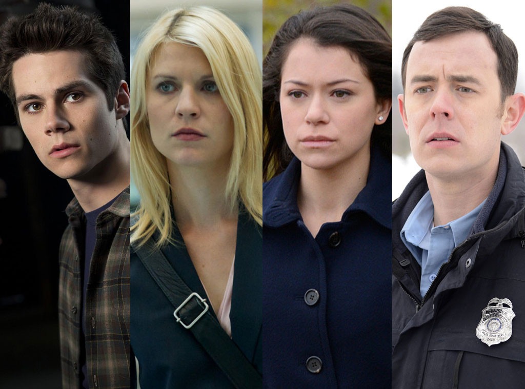 Tatiana Maslany, Orphan Black, Colin Hanks, Fargo, Claire Danes, Homeland Dylan O’Brien, Teen Wolf