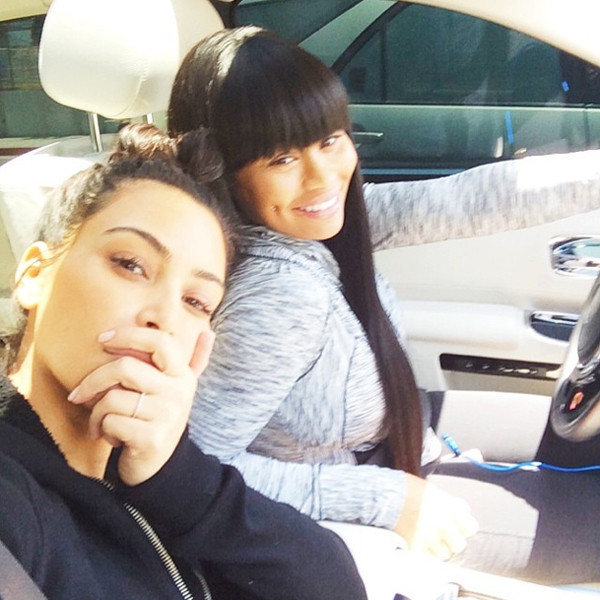 Kim Kardashian, Blac Chyna, Instagram