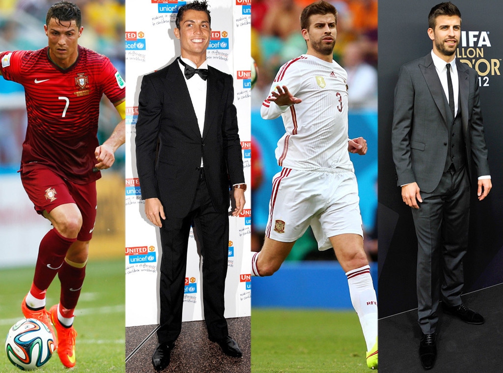 Cristiano Ronaldo, Gerard Pique, On and Off the Field