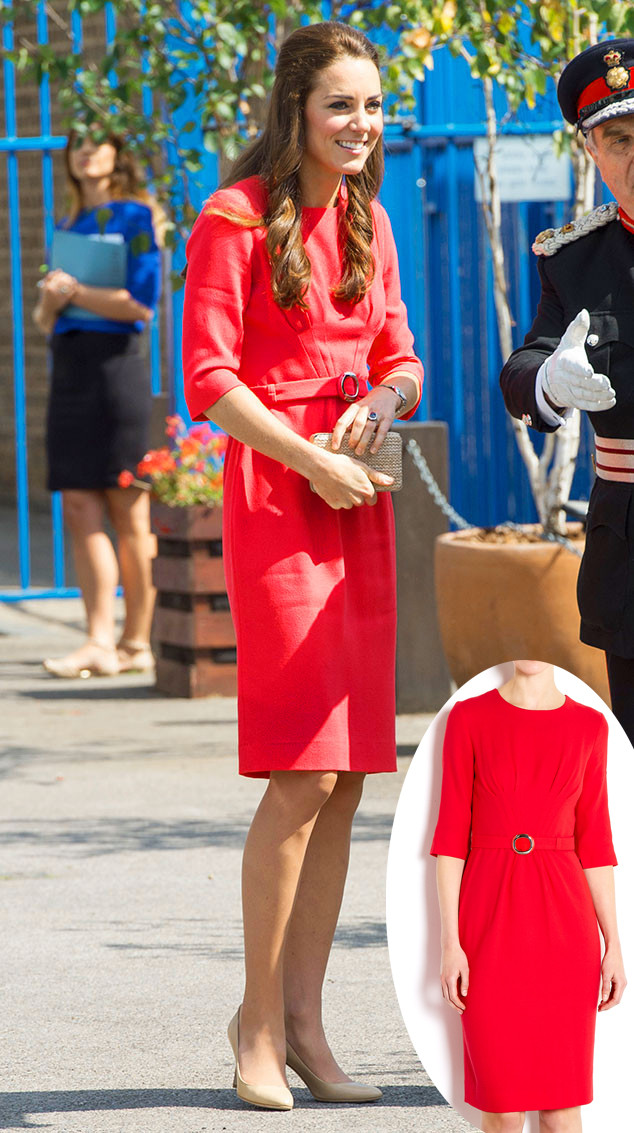 Kate Red Goat Dress Sells Out in Minutes - E! Online