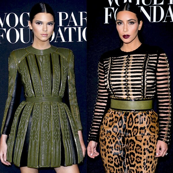 kendall jenner balmain dress