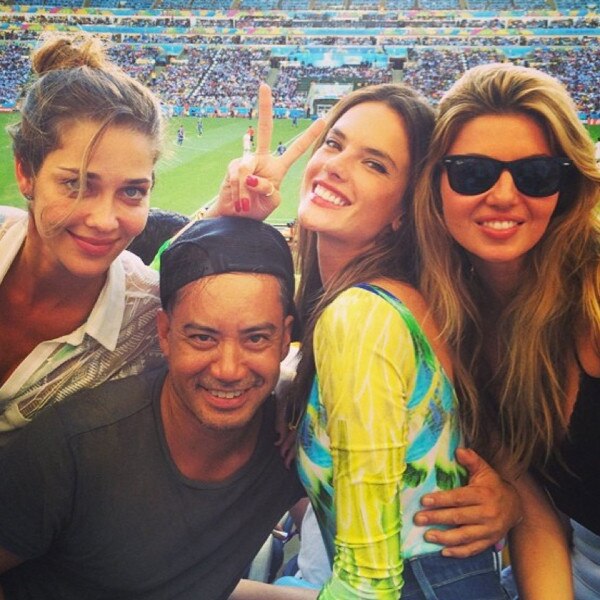 Alessandra Ambrosio from 2014 World Cup Final: Star Sightings | E! News