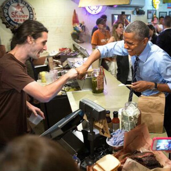 President Obama Gives a Fist Bump to Gay Joke