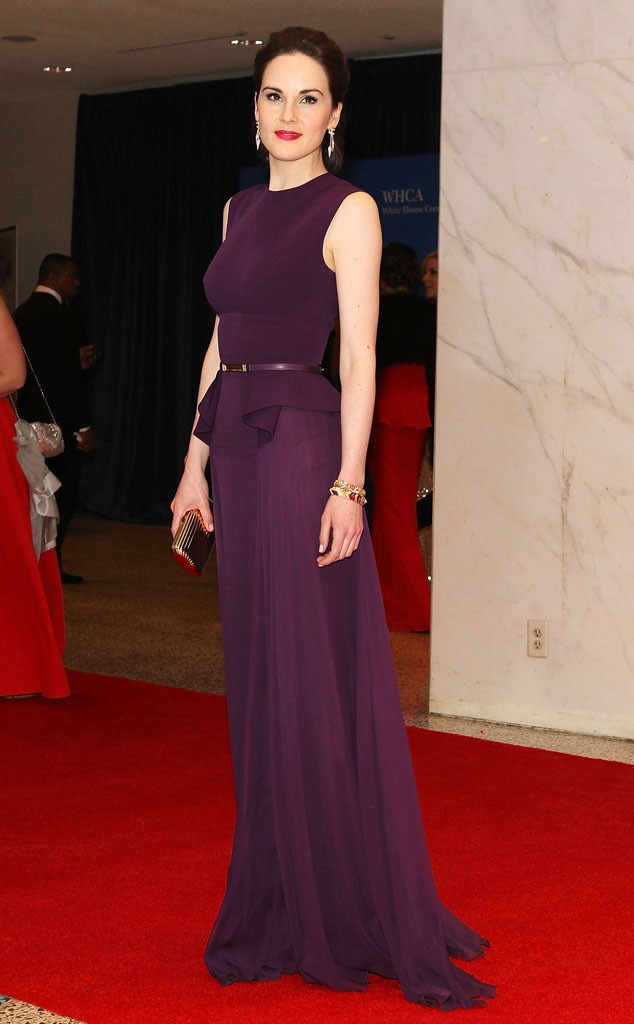 Purple Reign from Michelle Dockery's Best Looks | E! News