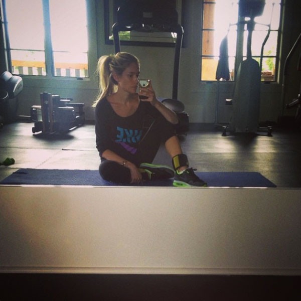 Kristin Cavallari Hits The Gym—see The Workout Pic E News 0113