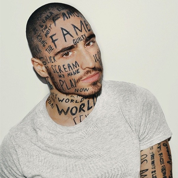 This Model Got 24 Tattoos on His Face to Make Him Stand Out - E! Online - CA