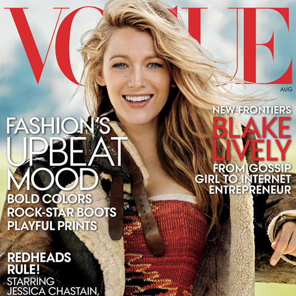 Blake Lively Covers Vogue, Reveals Wedding Dress Was Burned E! Online