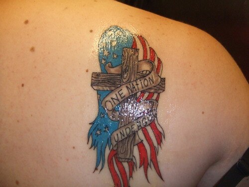 Bad America Tattoos 7 from Patriotic Tattoos So Bad You'll Hate America