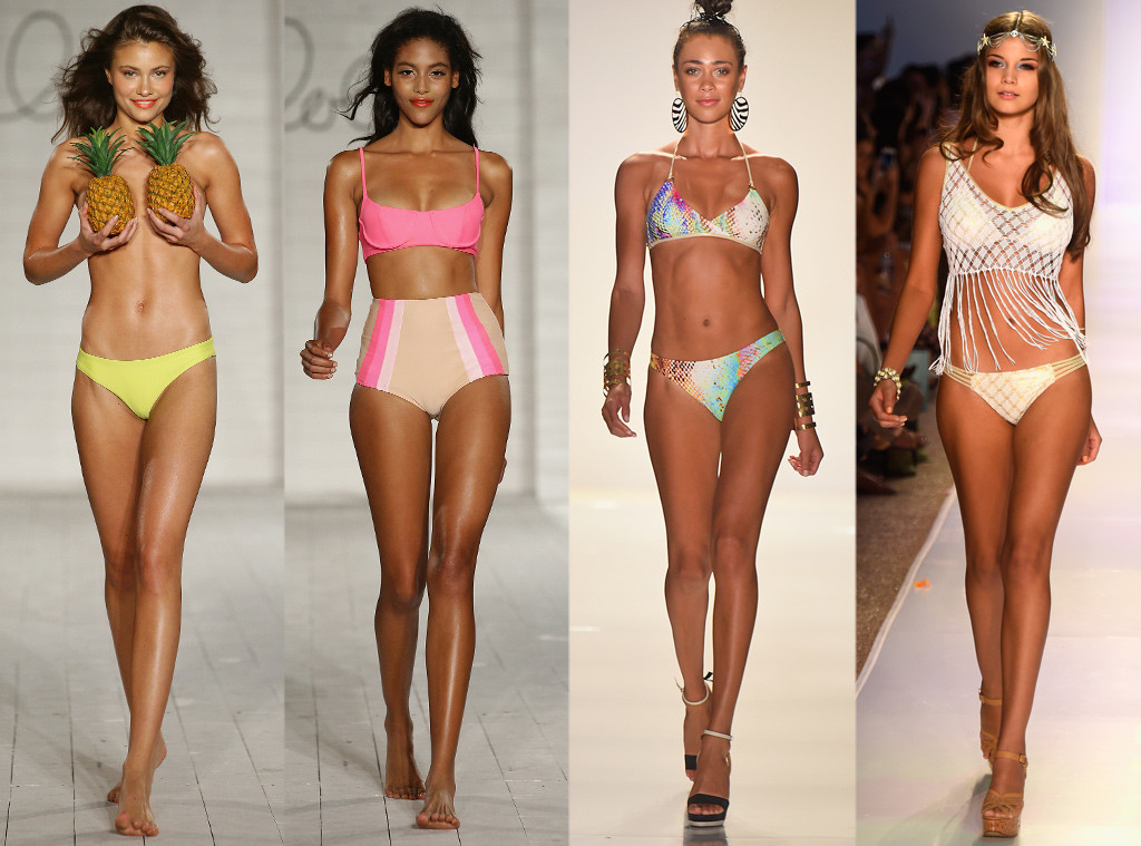 14 One-Piece Swimsuit Trends Straight Out of Miami Swim Week