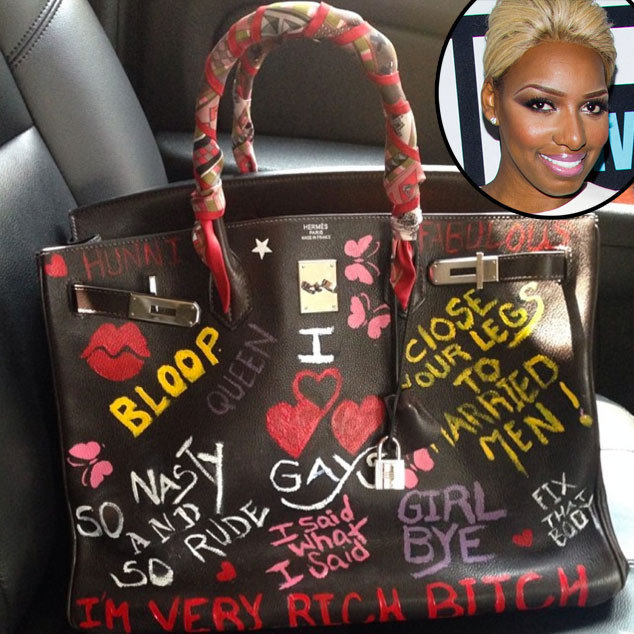 RHOA's NeNe Leakes Carries Raggedy Birkin Bag Through LAX Airport Amid  Reports She's Joining Fashion Police