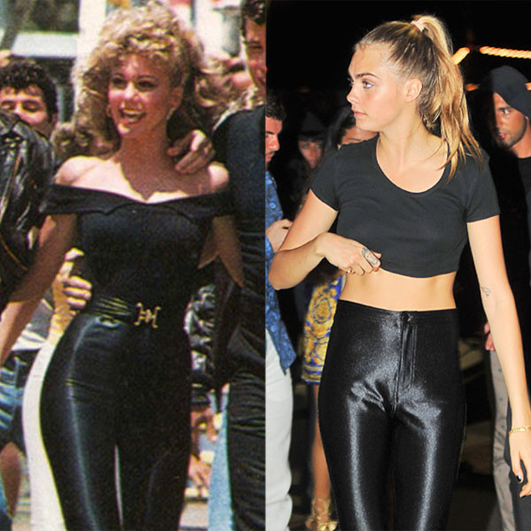 Delevingne Does Sandy" From Grease - E! CA