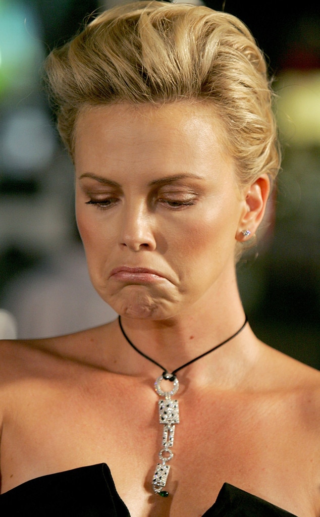 Charlize Theron From Celebrity Sadface E News