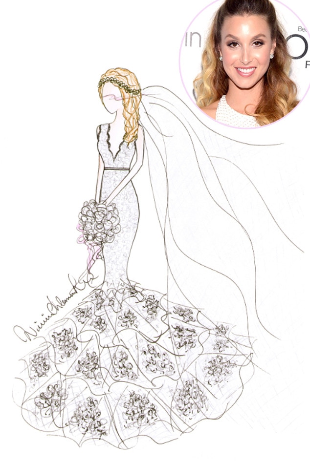 Whitney Port, Winnie Couture, Wedding Dress 