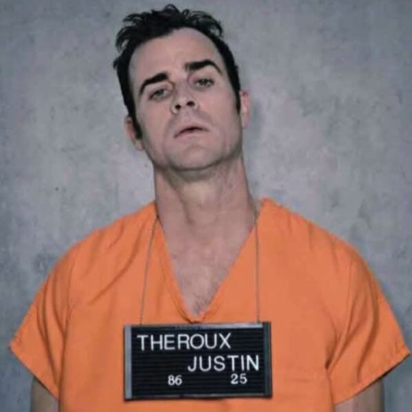 Justin Theroux Jokes About Bad Boy Image by Googling His Many Mug Shots