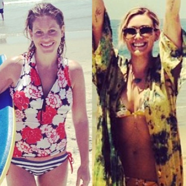 Candace Cameron Bure and Hilary Duff Show Off Bikini Bods