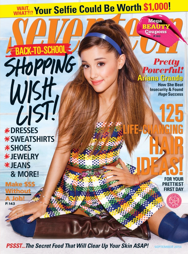 Ariana Grande Seventeen From September 2014 Magazine Covers E News 7135