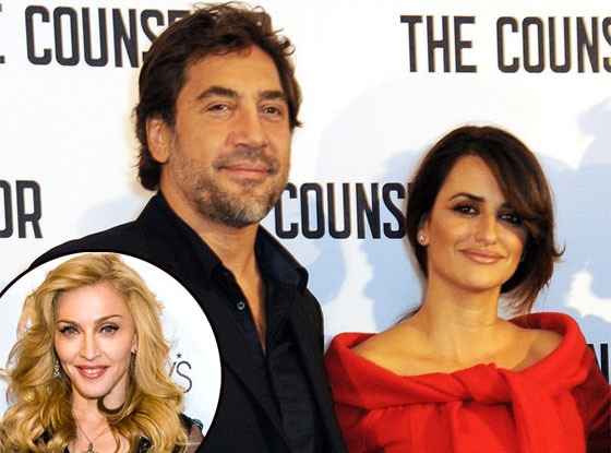 Javier Bardem, Penelope Cruz, Madonna