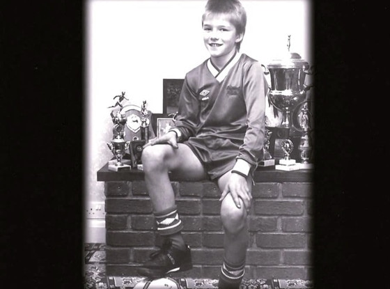 Watch David Beckham as an Adorable, Talented Kid Showing Off His Soccer ...