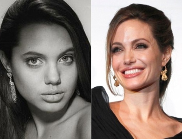 Angelina Jolie from As famosas com plástica no nariz | E! News