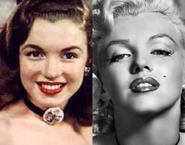 Marilyn Monroe from As famosas com plástica no nariz | E! News