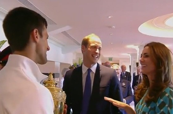 Prince William, Duchess Catherine, Novak Djokovic, Wimbledon