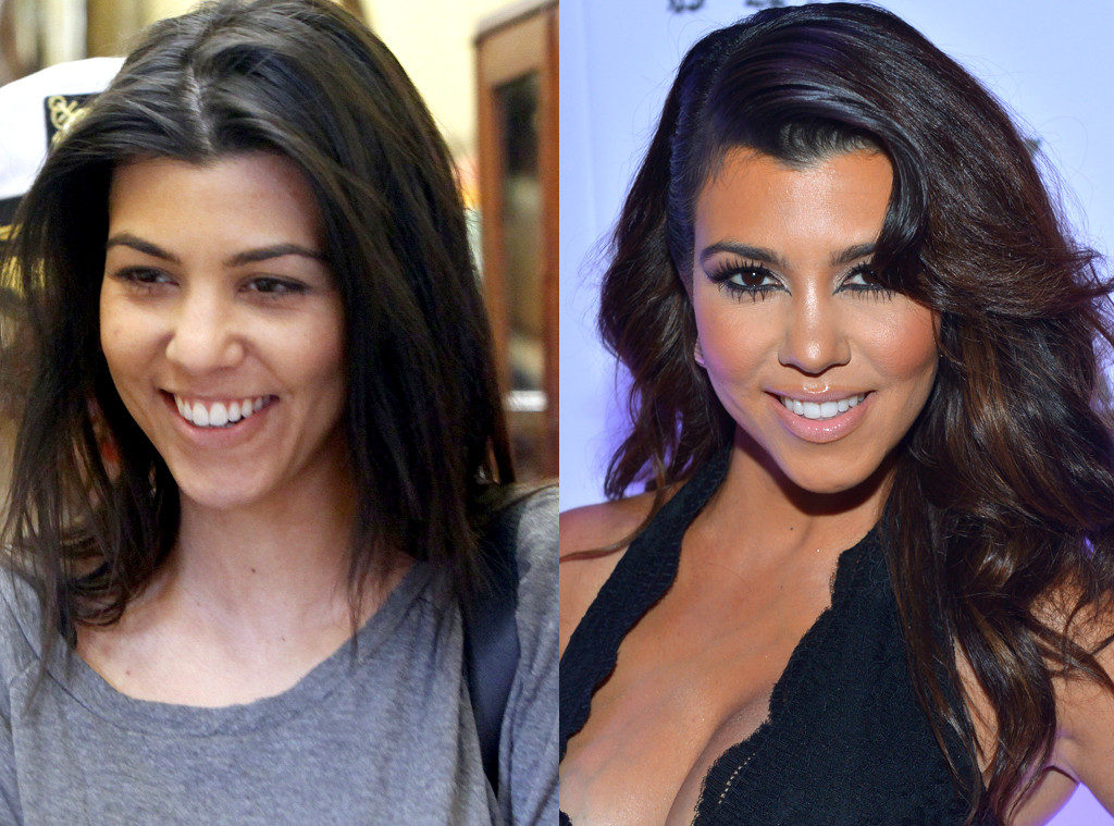 Fugtig mangel fad Photos from Kardashians Without Makeup - E! Online