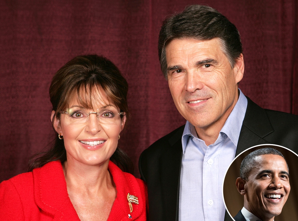 Sarah Palin, Rick Perry, Barack Obama