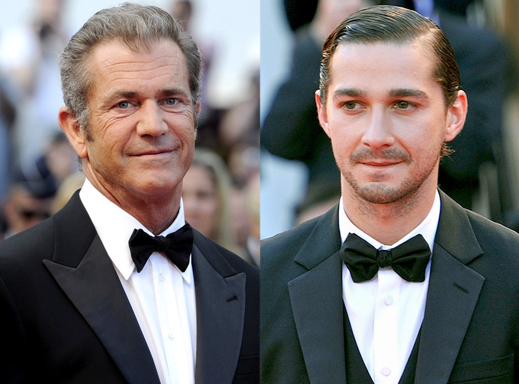 Mel Gibson, Shia LaBeouf 