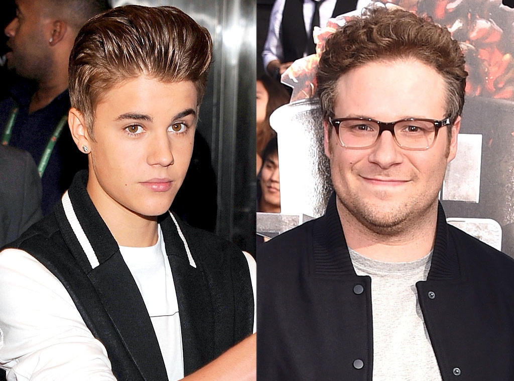 Seth Rogen, Justin Bieber